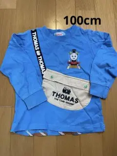 トーマス 長袖カットソー 青 100cm