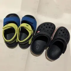 ベビーサンダルセット⭐︎ adidasとcrocs 12.0cm