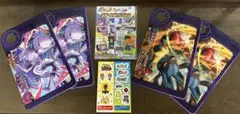 ポケモンフレンダ　ミュウツー＆ルカリオうちわ　他