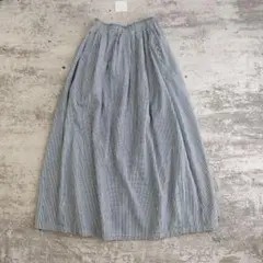 新品　SETTO　シアサッカーロングスカート TRINA SKIRT
