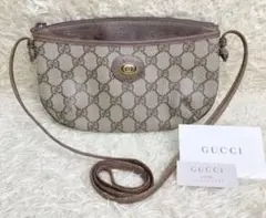 GUCCI オールドグッチ ショルダーバッグ GG柄