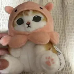 morifusand フード付き猫ぬいぐるみ
