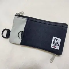 CHUMS コインケース ブラック グレー　フラットコインケース