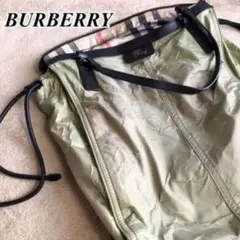 バーバリーBURBERRY トートバッグ ハンド 肩がけ ノバチェック ナイロン