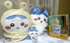 【ちいかわ】ハチワレプライズ３種＋ウラヤハボウズのセット