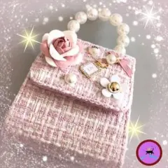 ♡大人可愛い♡ ツィード ポシェット バッグ 2通り使えます 可愛い ベビー
