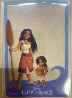 モアナと伝説の海2 映画 特典 クリアカード