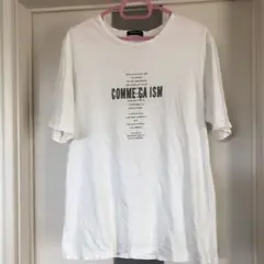 COMME CA ISM ホワイト Tシャツ L