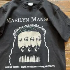 美品 MARILYN MANSON BELIEVE Tシャツ Mマリリンマンソン