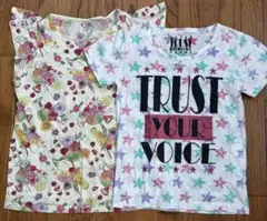 150cm Tシャツ2枚セット