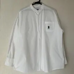 U.S. POLO ASSN. メンズシャツ スタンドカラー