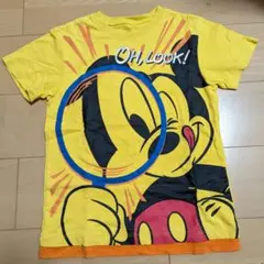 ミッキー Tシャツ 130cm イエロー 東京ディズニーランド 公式