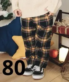 BREEZE あったかチェックパンツ