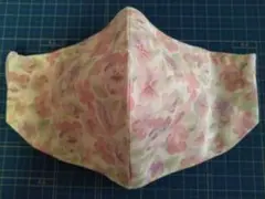 ハンドメイド　立体マスク　ノーズワイヤー　フィルターポケット付　25J10