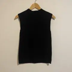 UBCB LY/C/S ボトルネック ノースリーブ ニット
