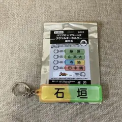 千葉ロッテマリーンズ パワプロ マリーンズ　アクリルキーホルダー　石垣雅海
