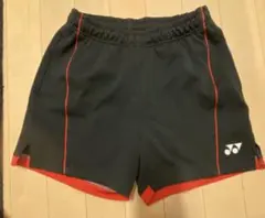 YONEX バドミントン用パンツ 黒/赤　S ベリークール