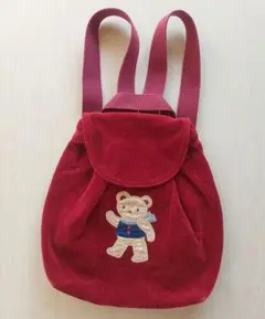 ファミリア キッズ リュック 赤