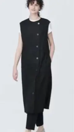無印良品　ジレ