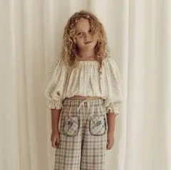 liilu ブラウス　4y 花柄　Leandra Blouse