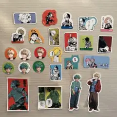 【週末限定値下げ】ヒロアカ　原画展　フレークシール　メンズノンノ　付録ステッカー