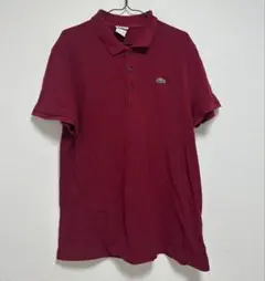 LACOSTE ラコステ ポロシャツ 赤 古着