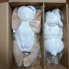 新品　未使用永谷園　あのリアールちゃんの子供リール君&アールちゃんのぬいぐるみ 新品 未使用永谷園 あのリアールちゃんの子供リール君&アール