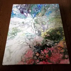フルイドアート　ポーリングアート　抽象画　現代アート　モダンアート