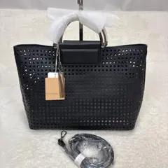 PECHINCHA メッシュトートバッグ ショルダーバッグブラックメッシュ