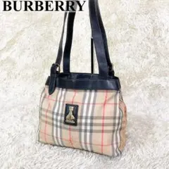 稀少❁BURBERRY❁ヴィンテージ ショルダーバッグ ノバチェック シェルター