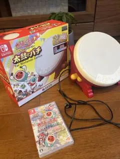 Switch スイッチ　太鼓の達人　専用コントローラー　太鼓とバチ　ソフト