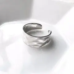 カーブ open ring シルバーリング
