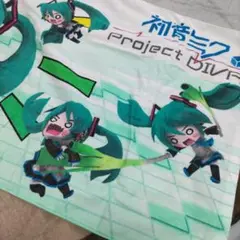 初音ミク／ProjectDIVA／バスタオル／BIGバスタオル／