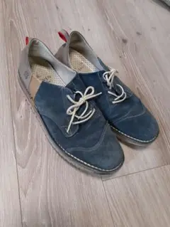 LANVIN en Bleu ランバン シューズ スエード x レザー メンズ