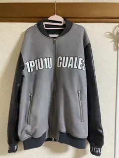 【希少】ウノピュウノウグァーレトレ　ドンキージップ　レザージャケット　カシミヤ混 1PIU1UGUALE3 DONKEY ZIP STADIUM / BLACK | ALL ITEM