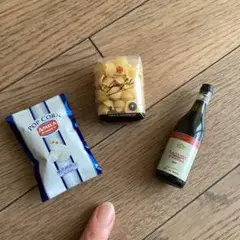 ミニチュア　マグネット　パスタ　ワイン　ポップコーン　アルボトレード　3個セット