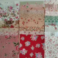 カットクロス＊14　　ハギレ　　10×10 cm　30枚セット