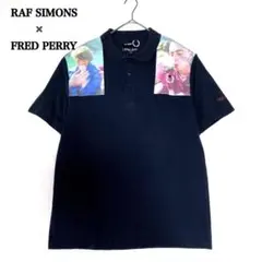 【￼美品】フレッドペリー✖️ラフシモンズ　ポロシャツ　ネイビー　L