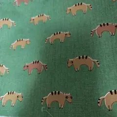 コットン　100×50cm　はぎれ　アナグマ