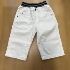 TOPVALU 140cm ホワイト ハーフパンツ