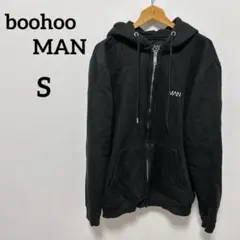 美品 ブーフーマンboohooMAN ブラックパーカー 【S】