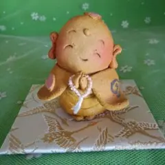❤訳ありです❤地蔵 お地蔵さん ハート しあわせ 家族 陶人形
