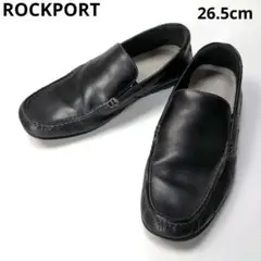 最終価格　ロックポート 本革 デッキシューズ ドライビングシューズ 黒 26.