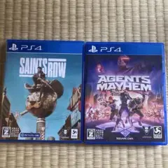 PS4 SAINTS ROW & AGENTS OF MAYHEM セット