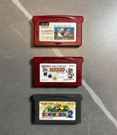 ゲームボーイアドバンスソフト 3本セット