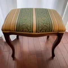 スツール　オットマン　イタリア　猫脚