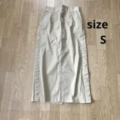 タイトスカート　ベージュ　S