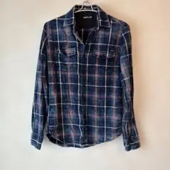 プレイ【美品】REPLAY チェック柄 長袖シャツ S