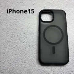 iPhone15 ケース　ブラック