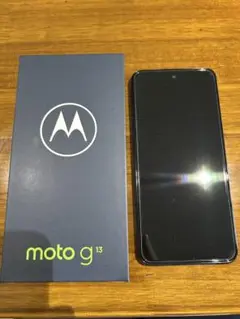 Motorola moto g13 本体　未使用のケース付き